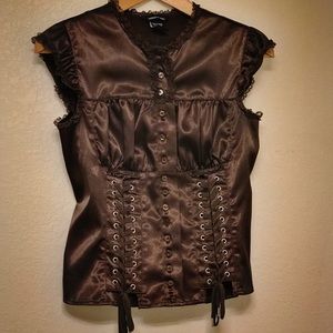 😈VINTAGE SILK CORSET ❤️